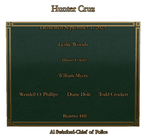 Rectangle Portrait Timothy memorial design preview