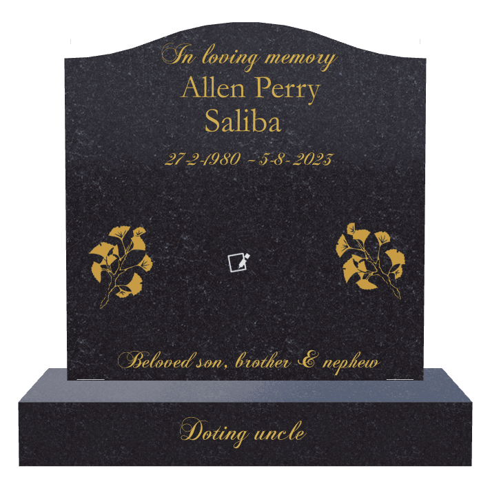 Serpentine Traditional Engraved Headstone – Beloved Son preview