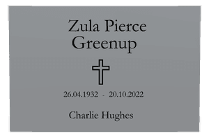Rectangle Landscape John 14 memorial design preview