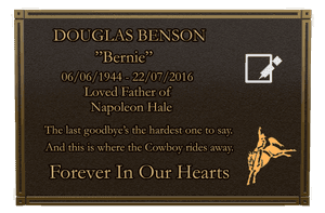 Rectangle Landscape Forever in Our Hearts 18 memorial design preview