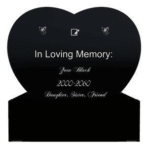 Headstone 27 in Loving Memory 22 memorial design preview