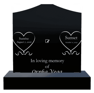 Cropped Peak - In Loving Memory 8 memorial design preview