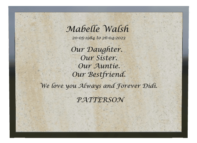 Landscape Full Color Plaque – Daughter preview