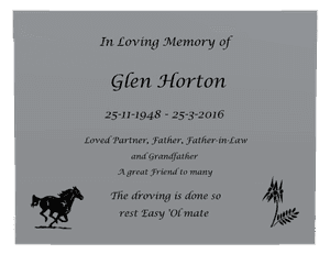 Rectangle Landscape in Loving Memory 33 memorial design preview