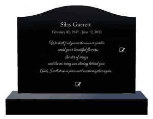 Serpentine - Garden memorial design preview