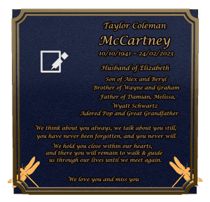 Rectangle Landscape Until we Meet Again Plaque memorial design preview