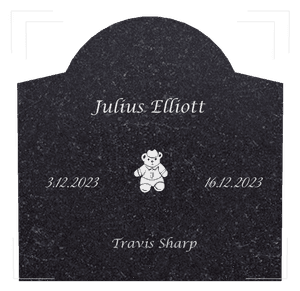Curved Gable - Beloved Son memorial design preview