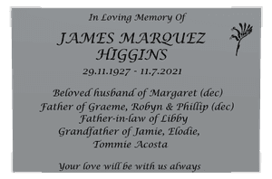 Stainless Steel Plaque - In Loving Memory 8 memorial design preview