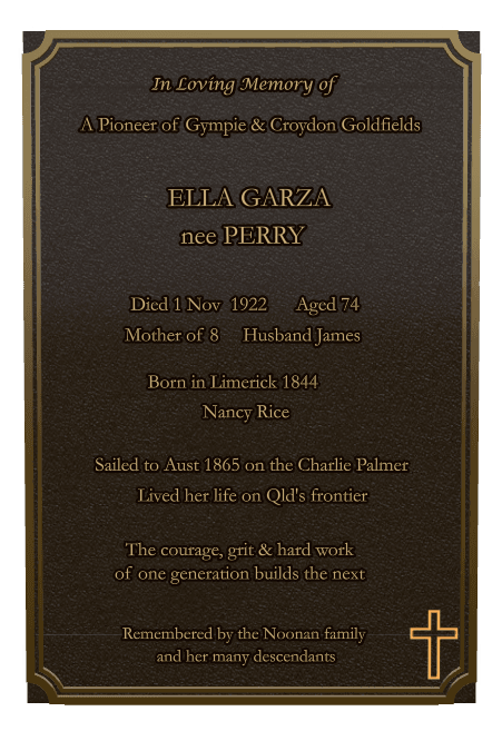 Rectangle (portrait) Bronze Plaque – cross preview