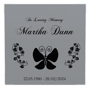 Rectangle Portrait in Loving Memory 5 memorial design preview