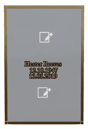 Rectangle Portrait Maori Plaque memorial design preview