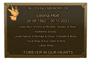 Rectangle Landscape Forever in Our Hearts 11 memorial design preview