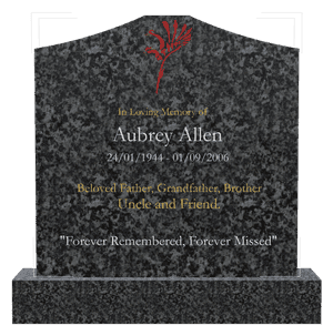 Cropped Peak - Forever Remembered memorial design preview