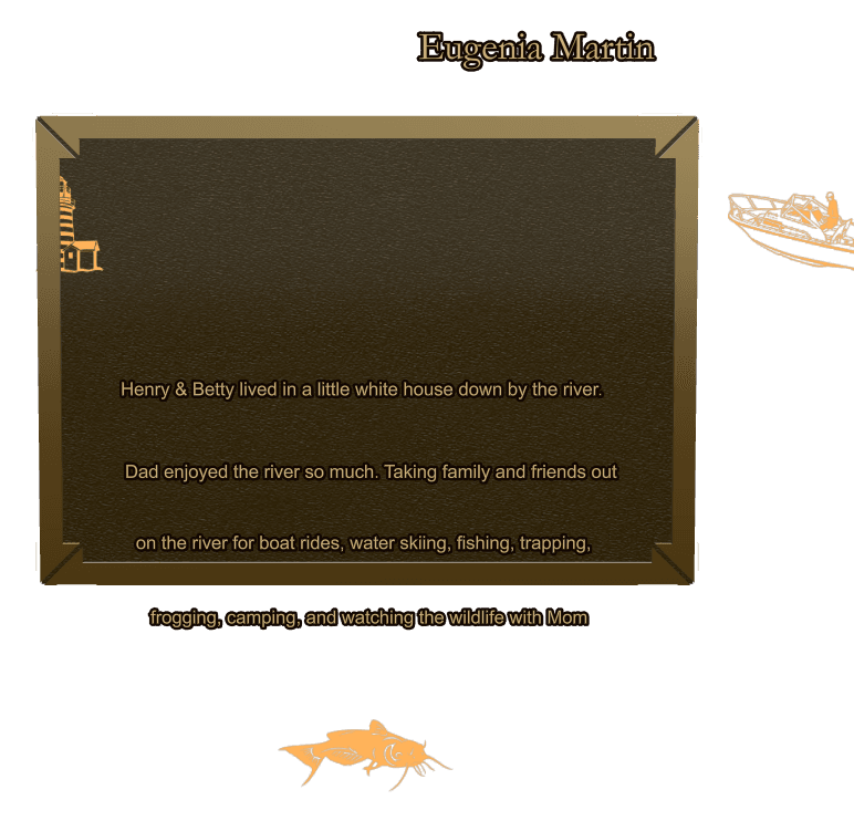 Square Bronze Plaque – Bird Fish Plaque preview