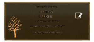 Rectangle Landscape in Loving Memory 41 memorial design preview