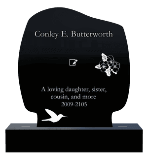 Headstone 2 - Bird memorial design preview