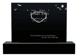 Square - Bird Fish memorial design preview