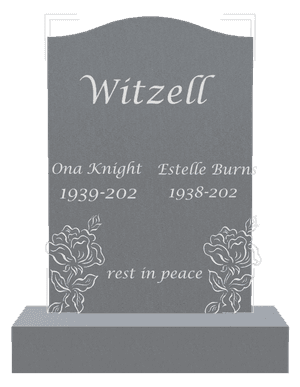 Rest In Peace Traditional Headstone preview
