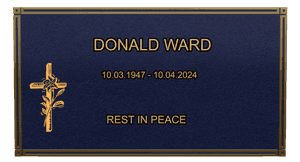 Rectangle Landscape Rest in Peace 5 memorial design preview