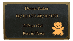 Bronze Plaque - Rest in Peace 7 memorial design preview