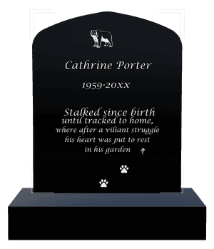 Headstone 36 - James memorial design preview