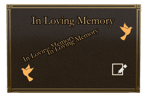 Rectangle Landscape in Loving Memory 36 memorial design preview