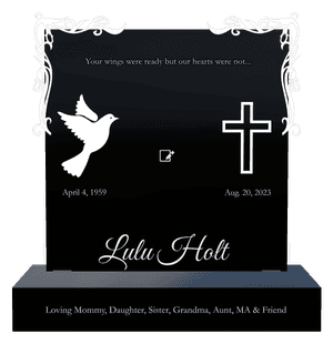 Square - Your Wings Were Ready But Our Hearts Were Not memorial design preview