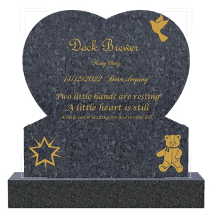 Headstone 27 Until we Meet Again Headstone memorial design preview