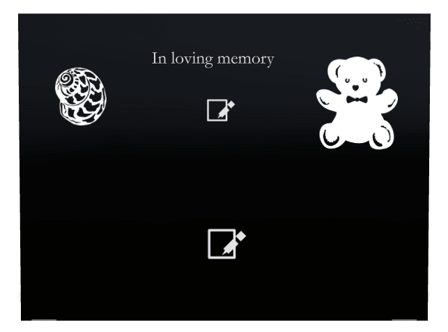 Rectangle (landscape) Laser-Etched Color Plaque – teddy-bear preview