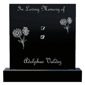 Square - In Loving Memory 9 memorial design preview