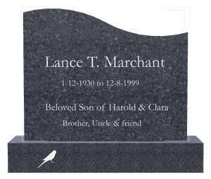 Left Wave - Beloved Son memorial design preview