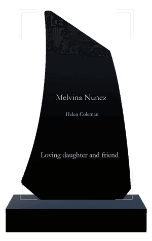 Headstone 13 - Daughter memorial design preview