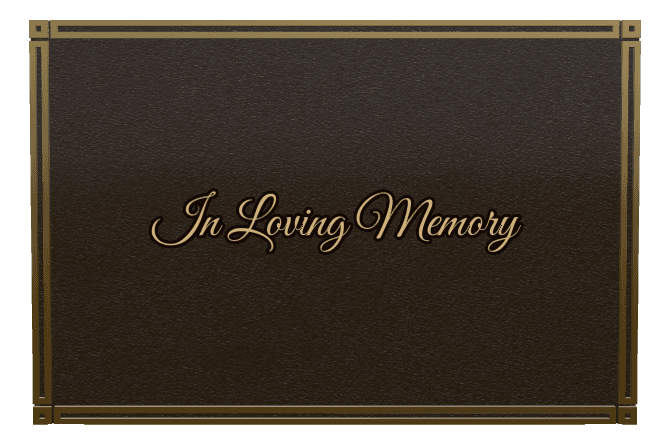 Rectangle (landscape) Bronze Plaque – In Loving Memory preview