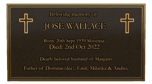 Rectangle Landscape in Loving Memory 5 memorial design preview