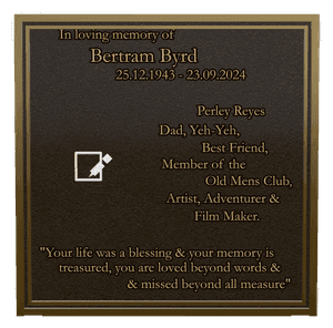 Rectangle Landscape Your Life Was a Blessing memorial design preview