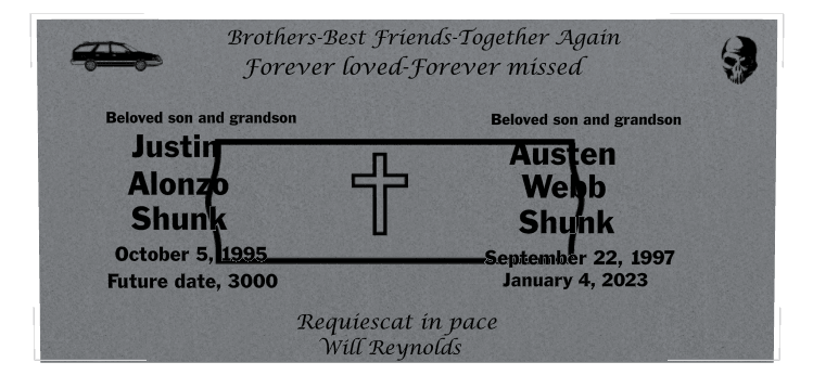Square Traditional Engraved Headstone – Beloved Son preview