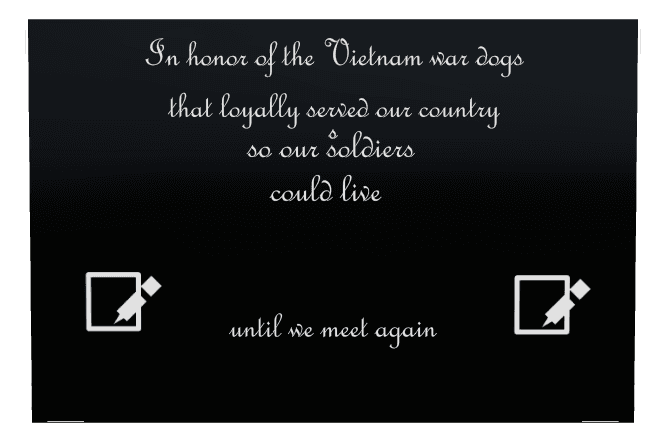 Square Bronze Plaque – Until we Meet Again preview