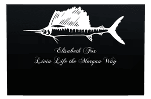 Rectangle Landscape Fish Plaque memorial design preview