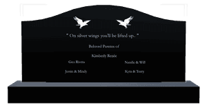 Serpentine - Eagle Headstone memorial design preview