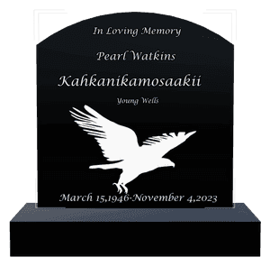 Curved Top - In Loving Memory 16 memorial design preview