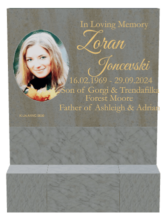 Rectangle (landscape) Bronze Plaque – Father Memorial preview