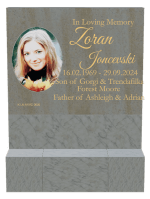Rectangle Landscape in Loving Memory 13 memorial design preview