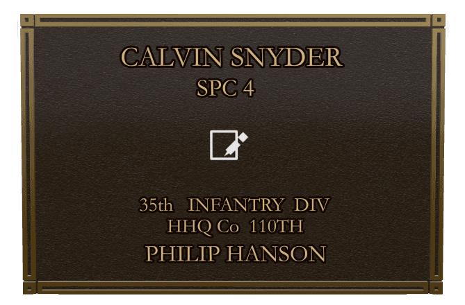 Rectangle (landscape) Bronze Plaque – Military Veteran preview