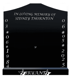 Cropped Peak - In Loving Memory 13 memorial design preview