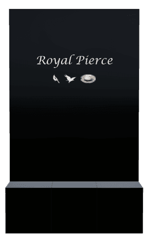 Rectangle Landscape Bird Eagle memorial design preview