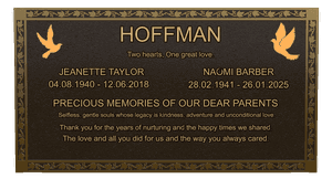 Rectangle Landscape Gentle Soul memorial design preview