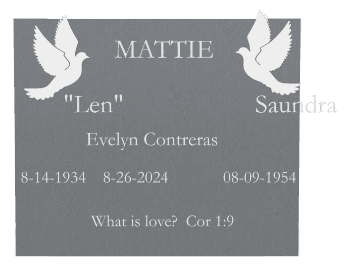 Rectangle (landscape) Traditional Engraved Plaque – birds preview