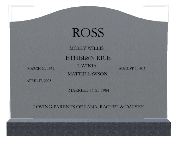 Serpentine Traditional Engraved Headstone – James Headstone preview