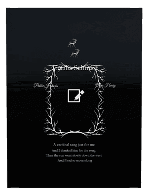 Rectangle Portrait Song memorial design preview
