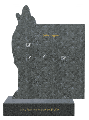 Headstone 10 - Loving Father memorial design preview